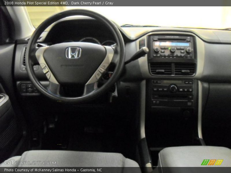 Dark Cherry Pearl / Gray 2008 Honda Pilot Special Edition 4WD