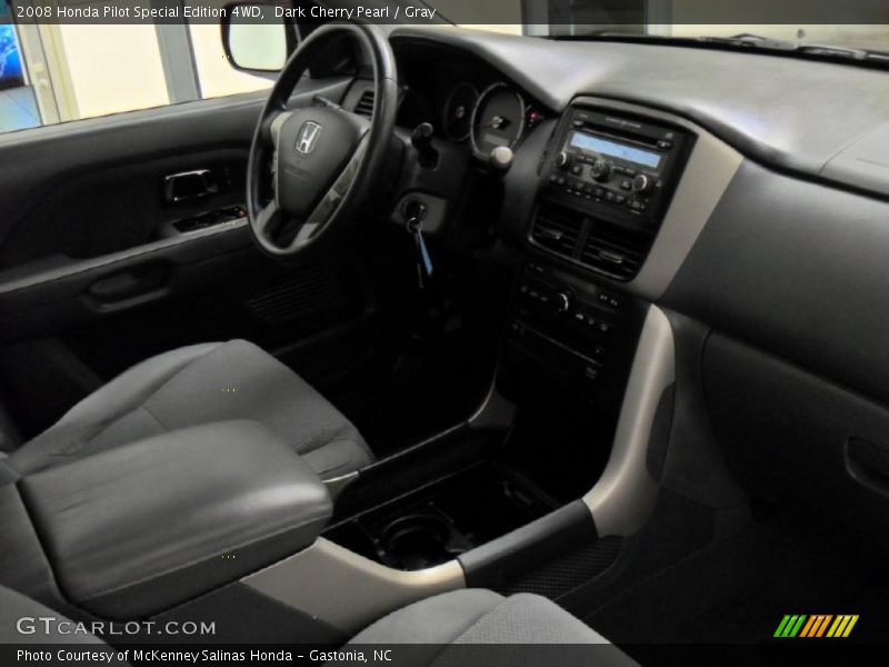 Dark Cherry Pearl / Gray 2008 Honda Pilot Special Edition 4WD