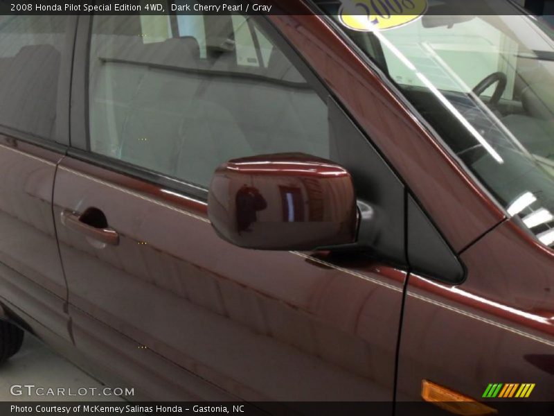 Dark Cherry Pearl / Gray 2008 Honda Pilot Special Edition 4WD