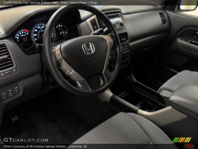 Dark Cherry Pearl / Gray 2008 Honda Pilot Special Edition 4WD