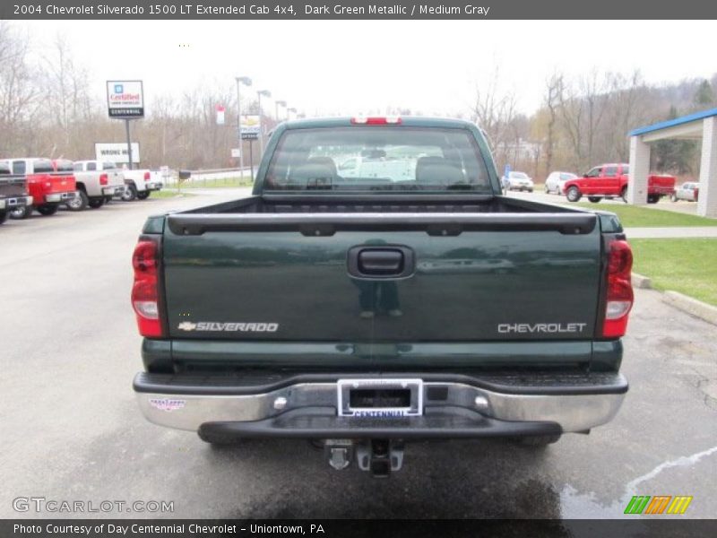 Dark Green Metallic / Medium Gray 2004 Chevrolet Silverado 1500 LT Extended Cab 4x4