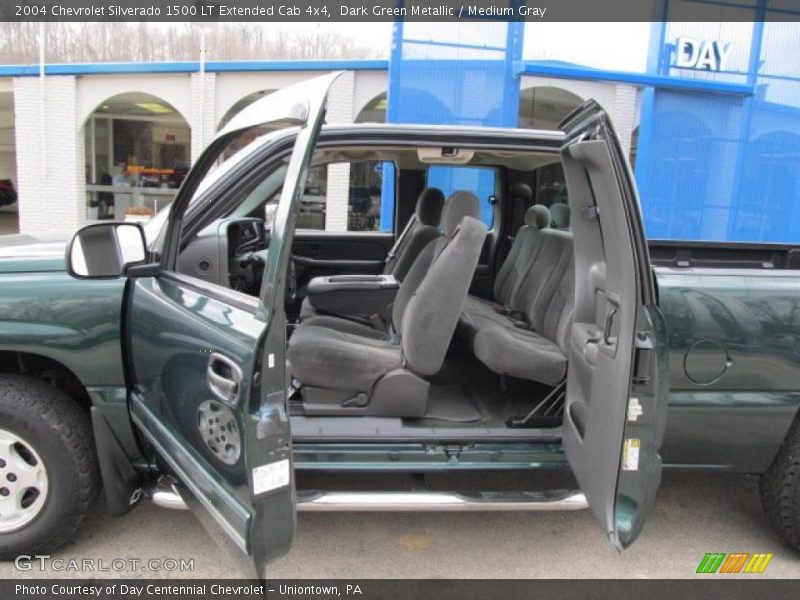 Dark Green Metallic / Medium Gray 2004 Chevrolet Silverado 1500 LT Extended Cab 4x4