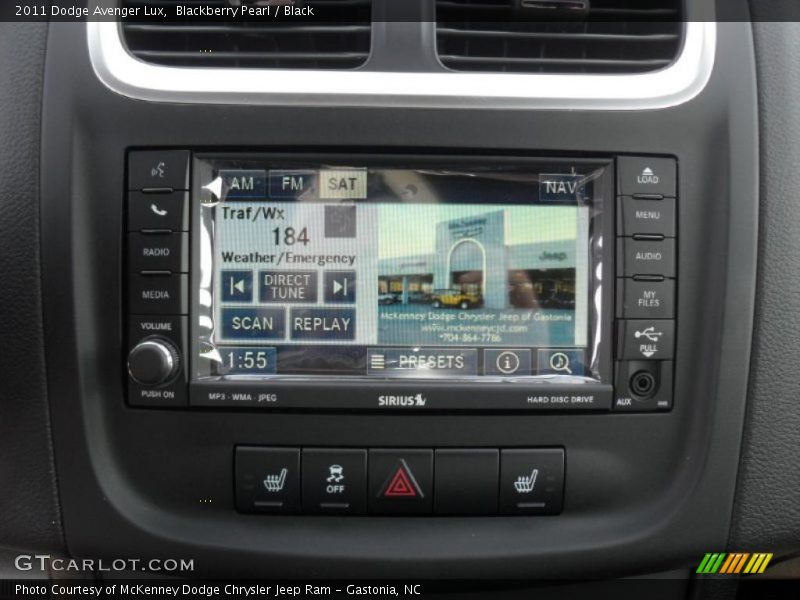 Controls of 2011 Avenger Lux