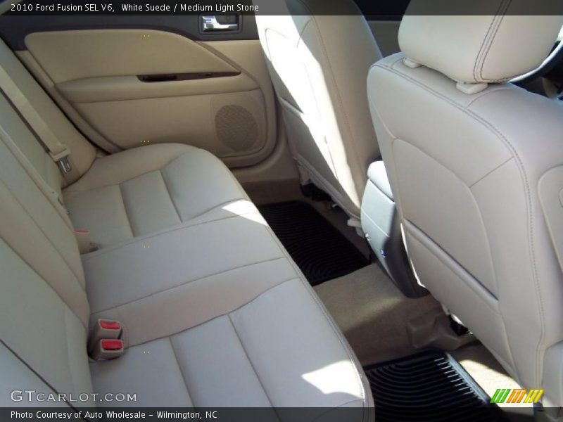 White Suede / Medium Light Stone 2010 Ford Fusion SEL V6