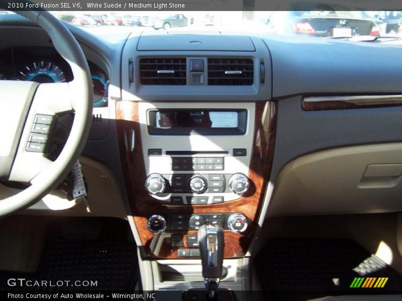 White Suede / Medium Light Stone 2010 Ford Fusion SEL V6