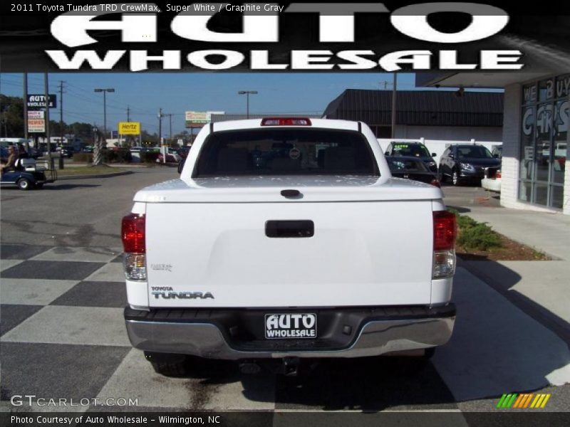 Super White / Graphite Gray 2011 Toyota Tundra TRD CrewMax