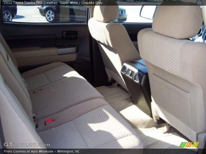 Super White / Graphite Gray 2011 Toyota Tundra TRD CrewMax
