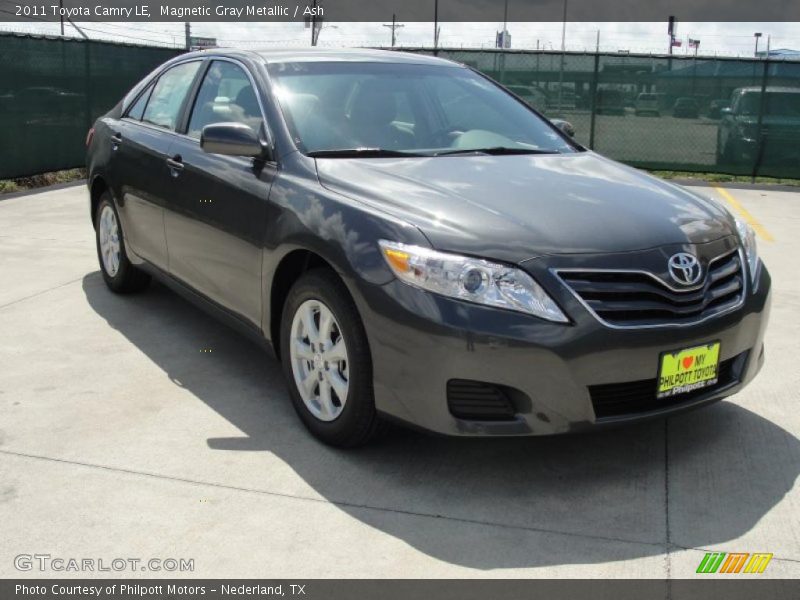 Magnetic Gray Metallic / Ash 2011 Toyota Camry LE