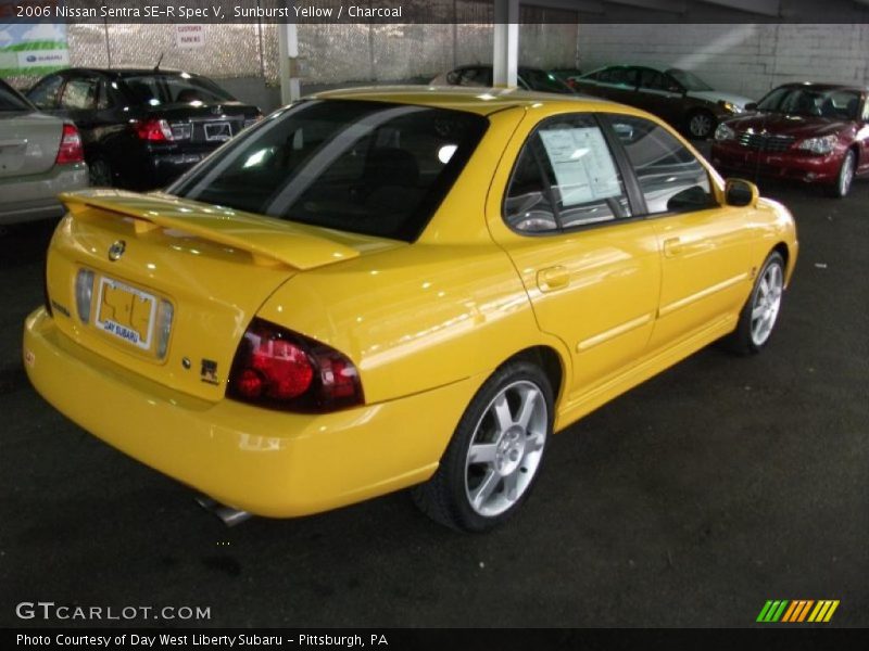 Yellow nissan sentra ser spec v #3