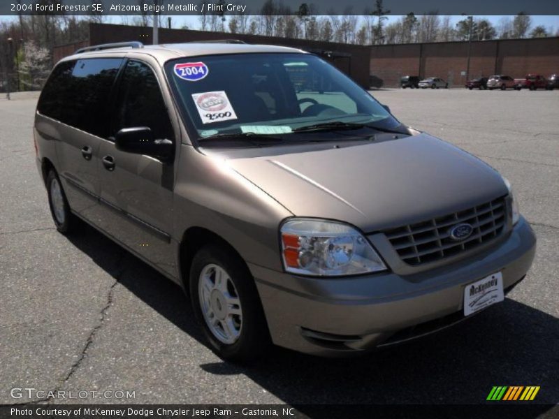 Arizona Beige Metallic / Flint Grey 2004 Ford Freestar SE