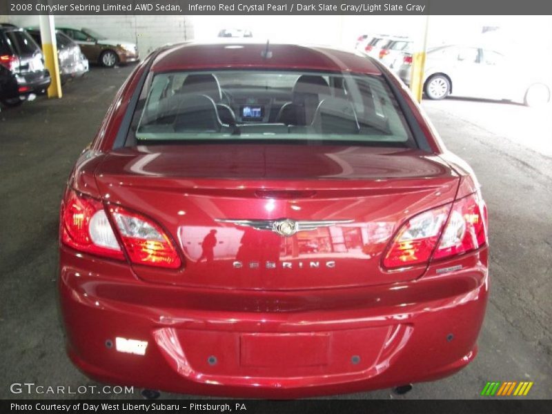 2008 Sebring Limited AWD Sedan Inferno Red Crystal Pearl