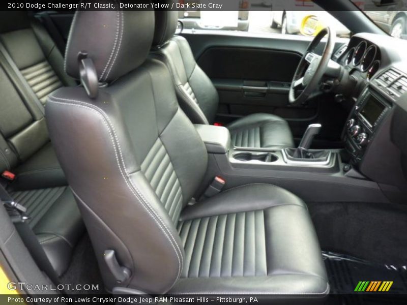  2010 Challenger R/T Classic Dark Slate Gray Interior