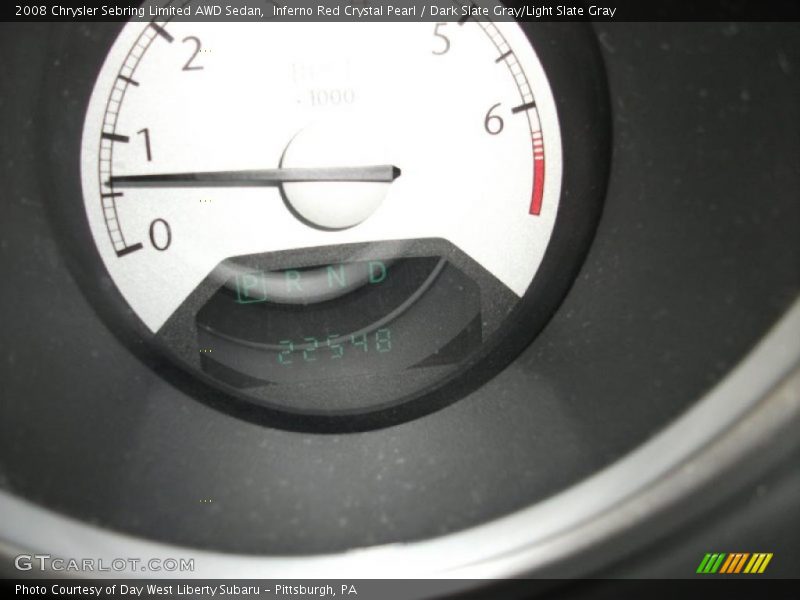 Inferno Red Crystal Pearl / Dark Slate Gray/Light Slate Gray 2008 Chrysler Sebring Limited AWD Sedan