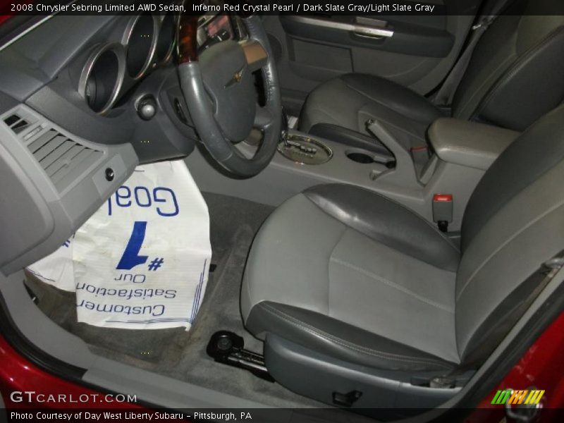  2008 Sebring Limited AWD Sedan Dark Slate Gray/Light Slate Gray Interior