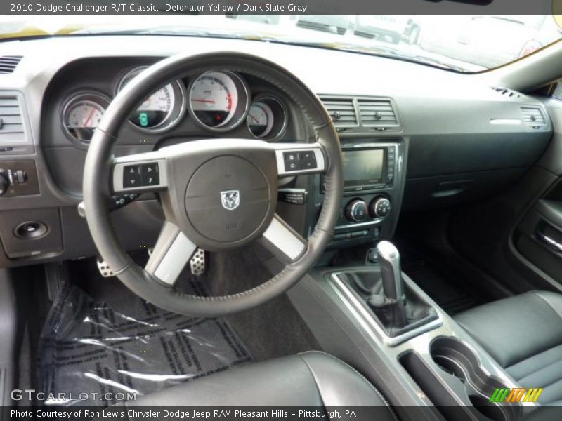 Detonator Yellow / Dark Slate Gray 2010 Dodge Challenger R/T Classic