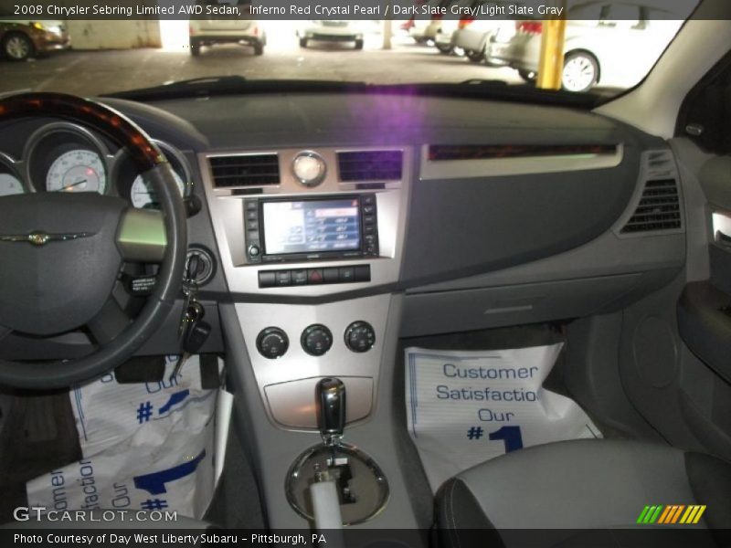 Inferno Red Crystal Pearl / Dark Slate Gray/Light Slate Gray 2008 Chrysler Sebring Limited AWD Sedan