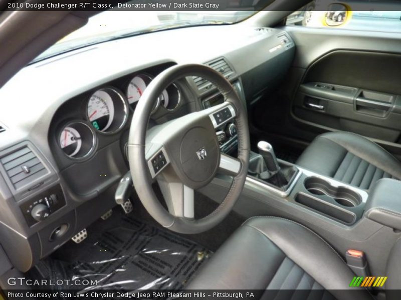 Detonator Yellow / Dark Slate Gray 2010 Dodge Challenger R/T Classic