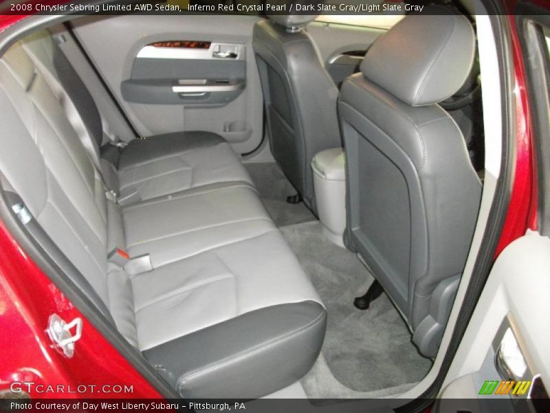 Inferno Red Crystal Pearl / Dark Slate Gray/Light Slate Gray 2008 Chrysler Sebring Limited AWD Sedan