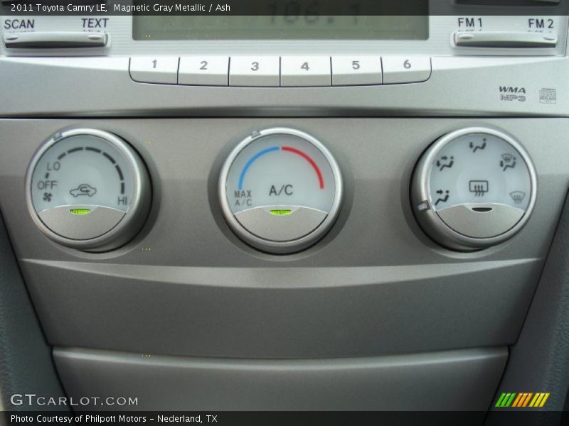 Magnetic Gray Metallic / Ash 2011 Toyota Camry LE