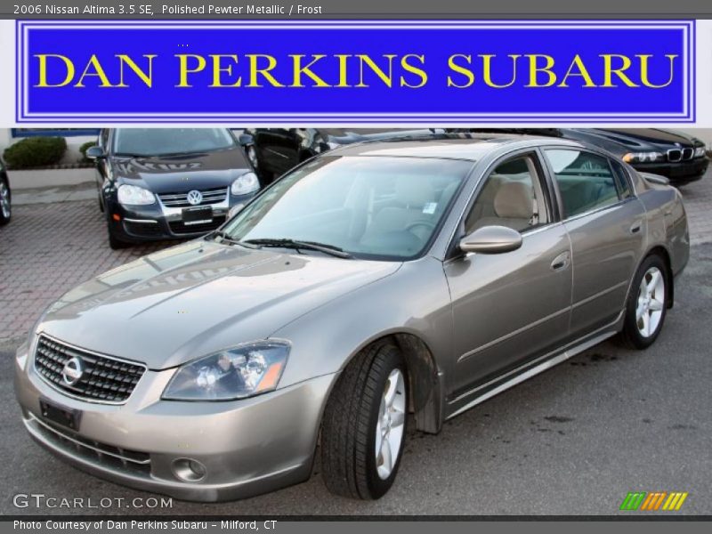 Polished Pewter Metallic / Frost 2006 Nissan Altima 3.5 SE