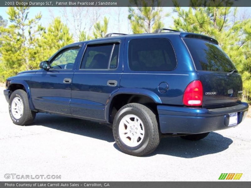 Patriot Blue Pearlcoat / Sandstone 2003 Dodge Durango SLT