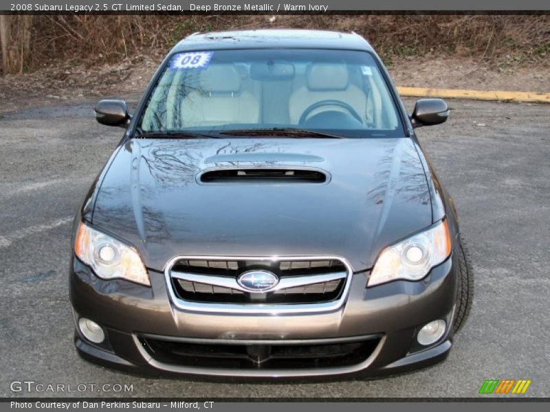 Deep Bronze Metallic / Warm Ivory 2008 Subaru Legacy 2.5 GT Limited Sedan
