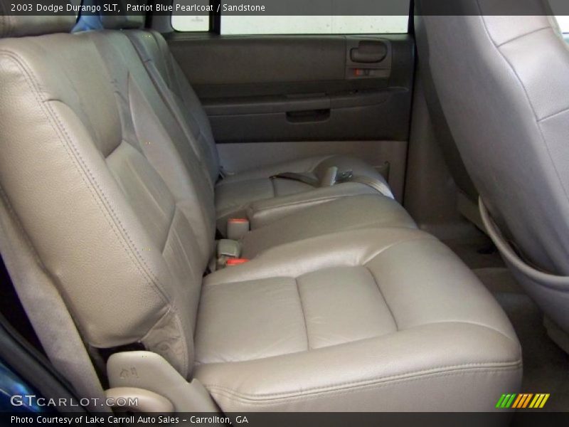 Patriot Blue Pearlcoat / Sandstone 2003 Dodge Durango SLT