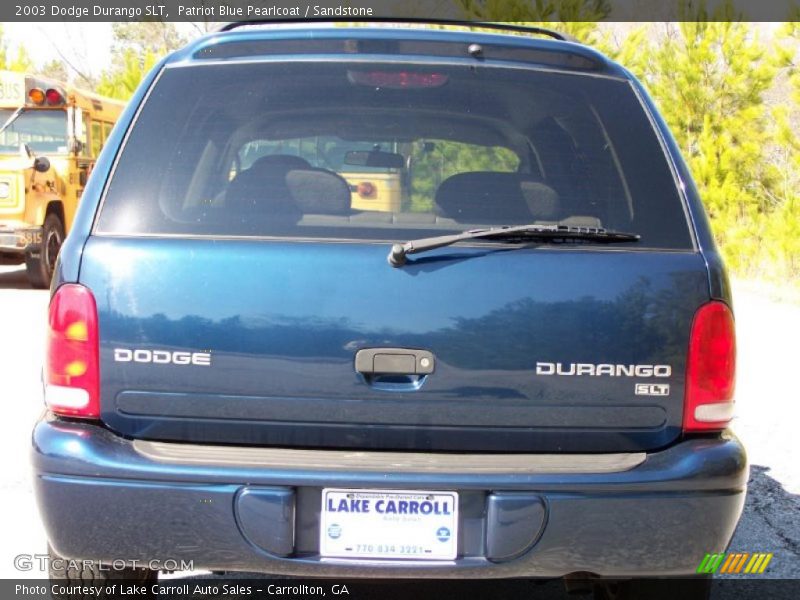Patriot Blue Pearlcoat / Sandstone 2003 Dodge Durango SLT