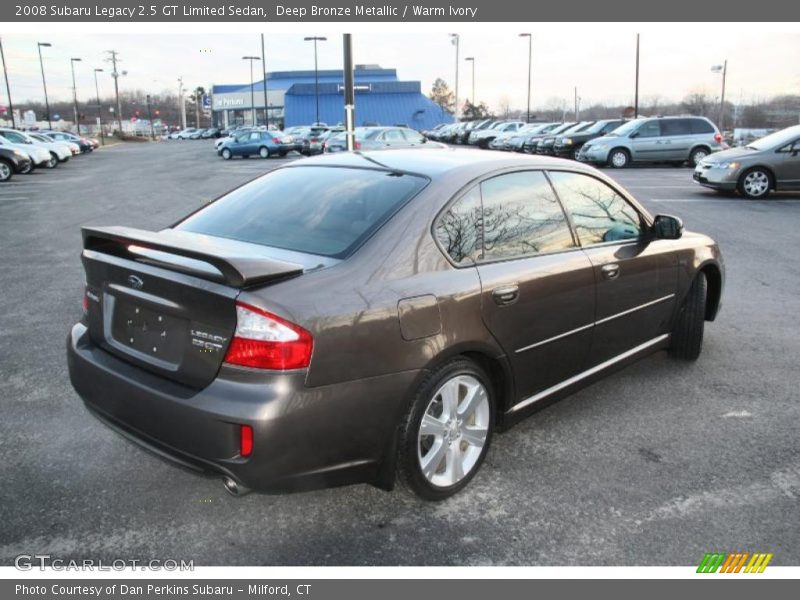 Deep Bronze Metallic / Warm Ivory 2008 Subaru Legacy 2.5 GT Limited Sedan
