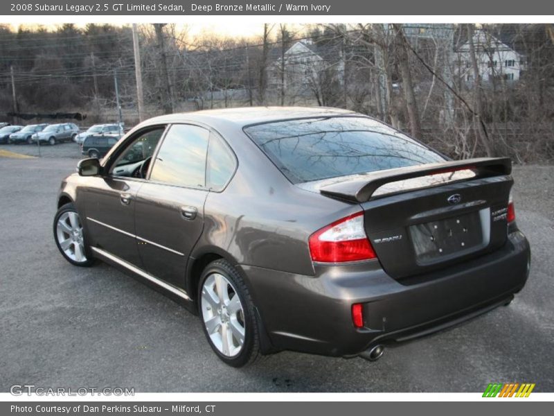 Deep Bronze Metallic / Warm Ivory 2008 Subaru Legacy 2.5 GT Limited Sedan