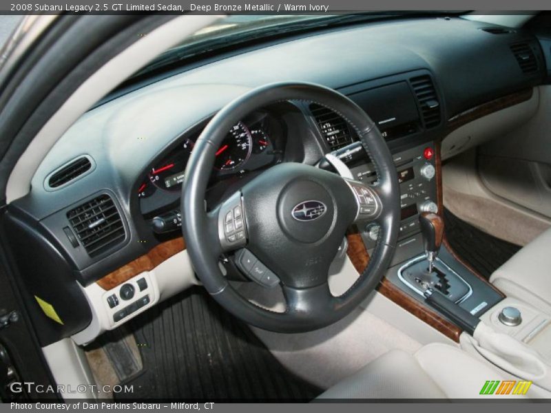 Warm Ivory Interior - 2008 Legacy 2.5 GT Limited Sedan 