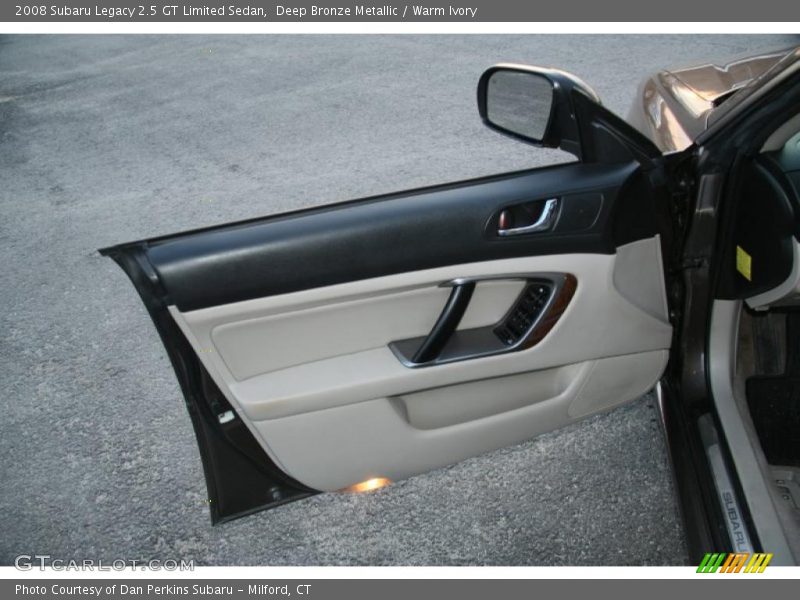 Deep Bronze Metallic / Warm Ivory 2008 Subaru Legacy 2.5 GT Limited Sedan