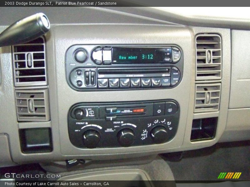 Controls of 2003 Durango SLT