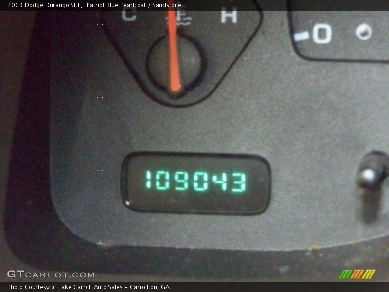 Patriot Blue Pearlcoat / Sandstone 2003 Dodge Durango SLT