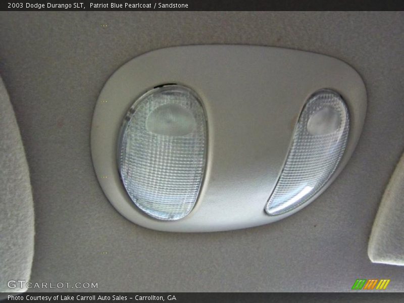 Patriot Blue Pearlcoat / Sandstone 2003 Dodge Durango SLT