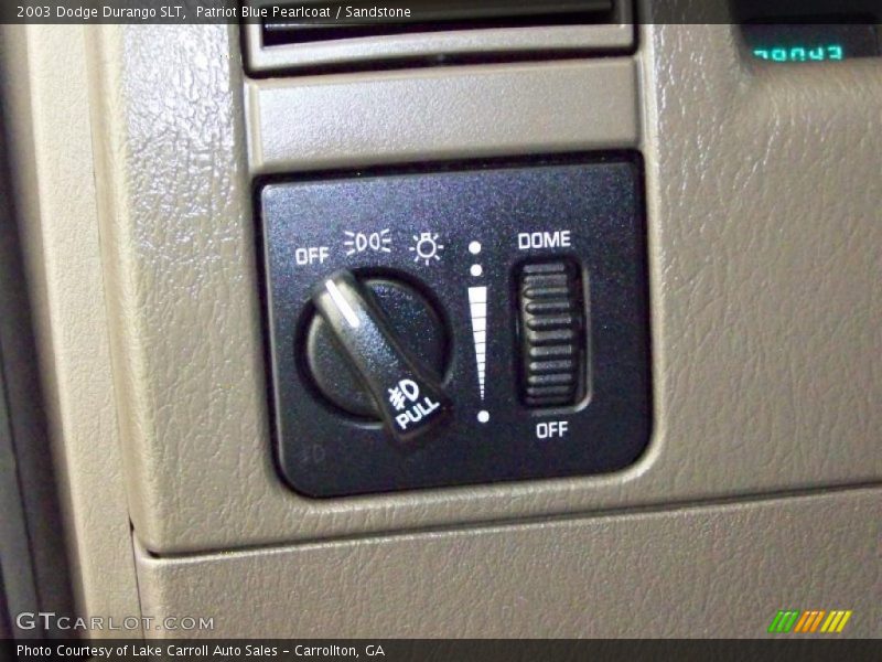 Controls of 2003 Durango SLT