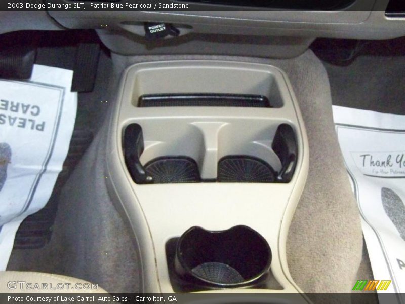 Patriot Blue Pearlcoat / Sandstone 2003 Dodge Durango SLT