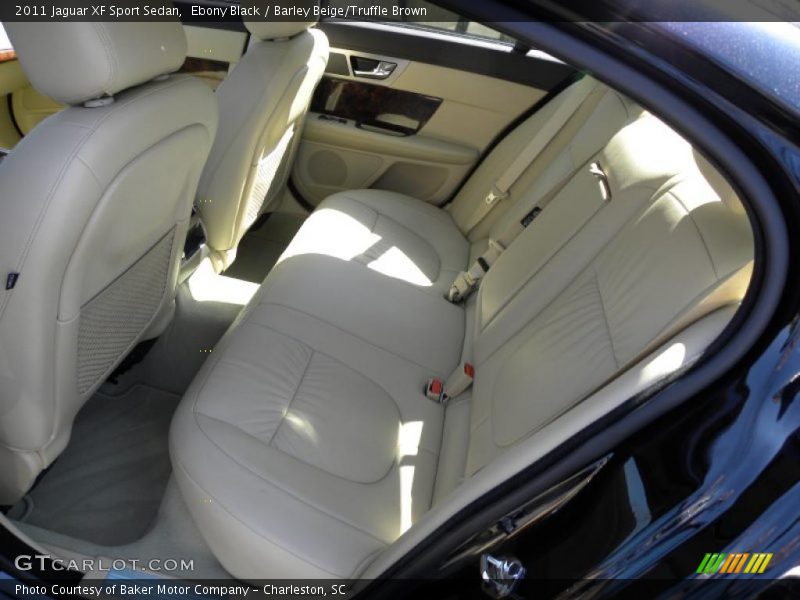 Ebony Black / Barley Beige/Truffle Brown 2011 Jaguar XF Sport Sedan