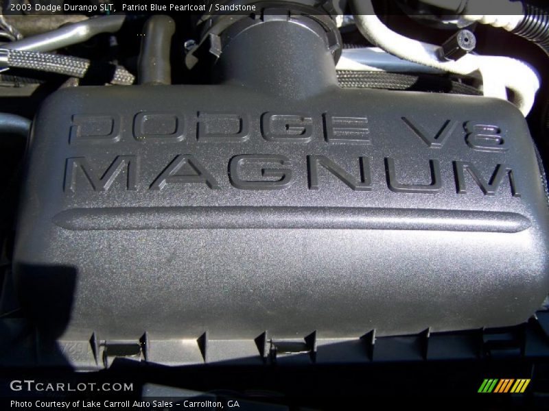  2003 Durango SLT Engine - 4.7 Liter OHV 16-Valve V8