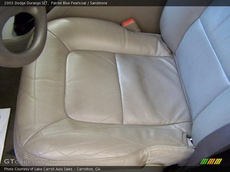 Patriot Blue Pearlcoat / Sandstone 2003 Dodge Durango SLT