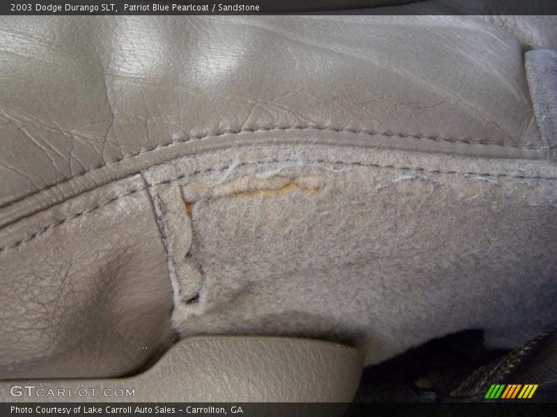 Patriot Blue Pearlcoat / Sandstone 2003 Dodge Durango SLT