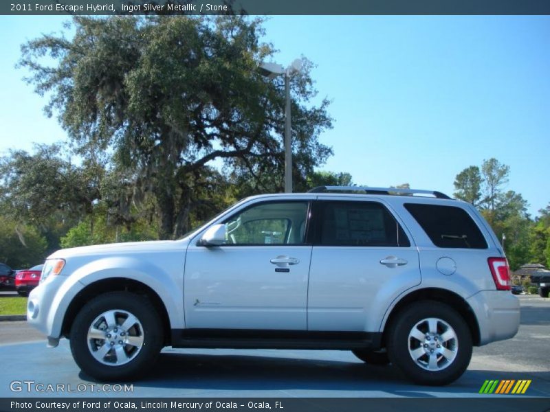 Ingot Silver Metallic / Stone 2011 Ford Escape Hybrid