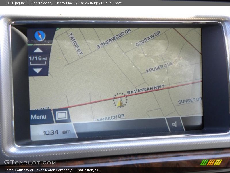 Ebony Black / Barley Beige/Truffle Brown 2011 Jaguar XF Sport Sedan