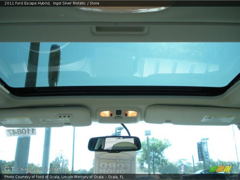 Ingot Silver Metallic / Stone 2011 Ford Escape Hybrid