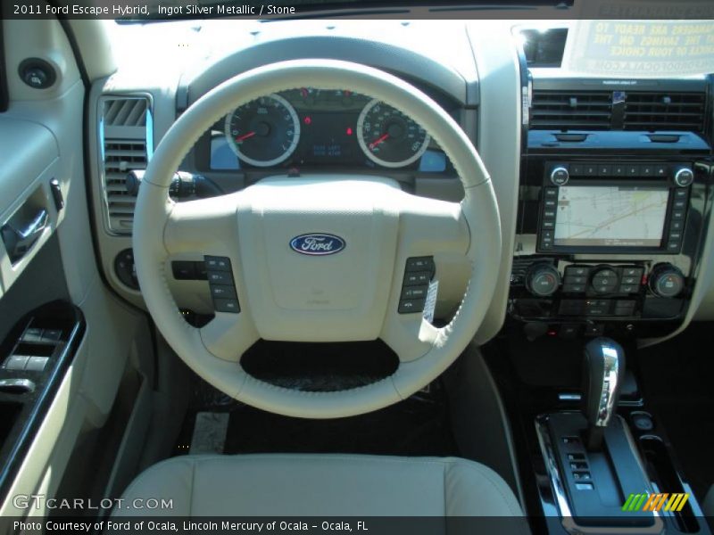Dashboard of 2011 Escape Hybrid