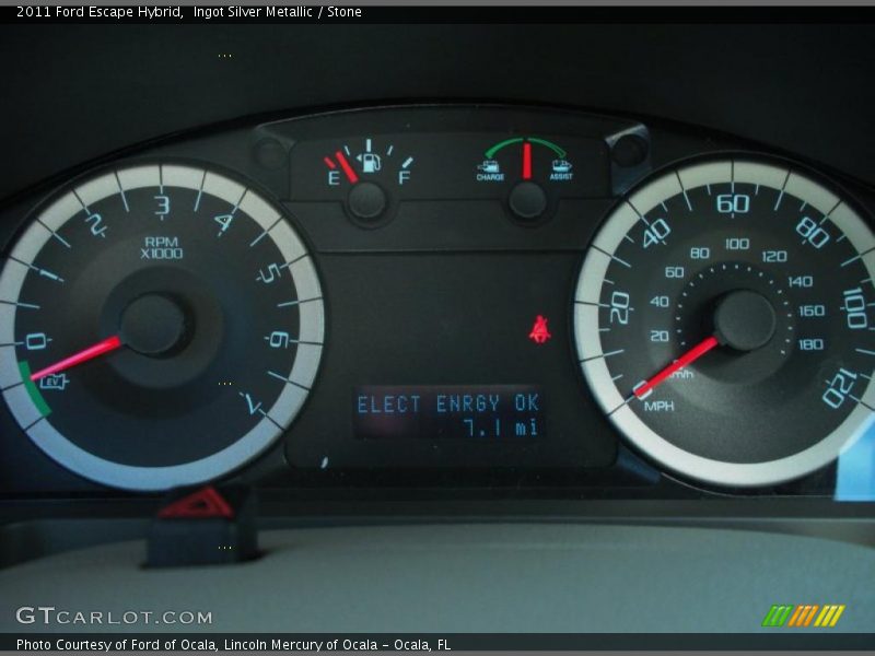  2011 Escape Hybrid Hybrid Gauges