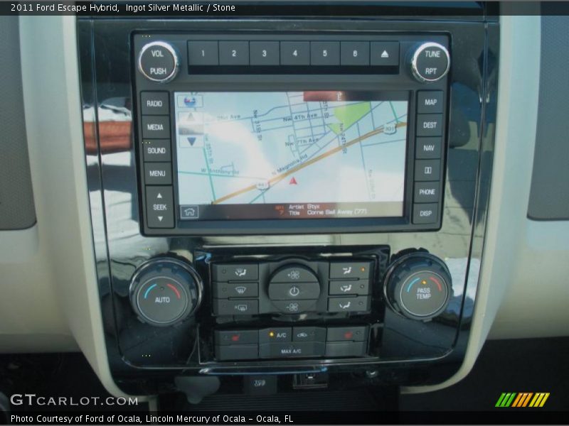 Navigation of 2011 Escape Hybrid