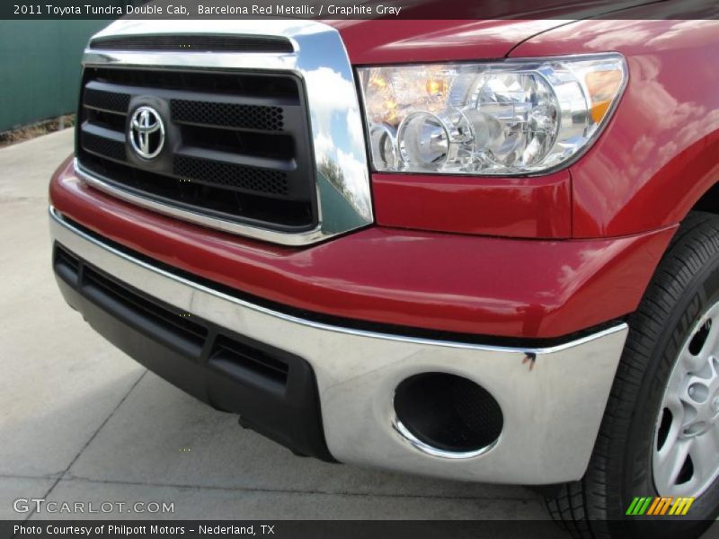 Barcelona Red Metallic / Graphite Gray 2011 Toyota Tundra Double Cab