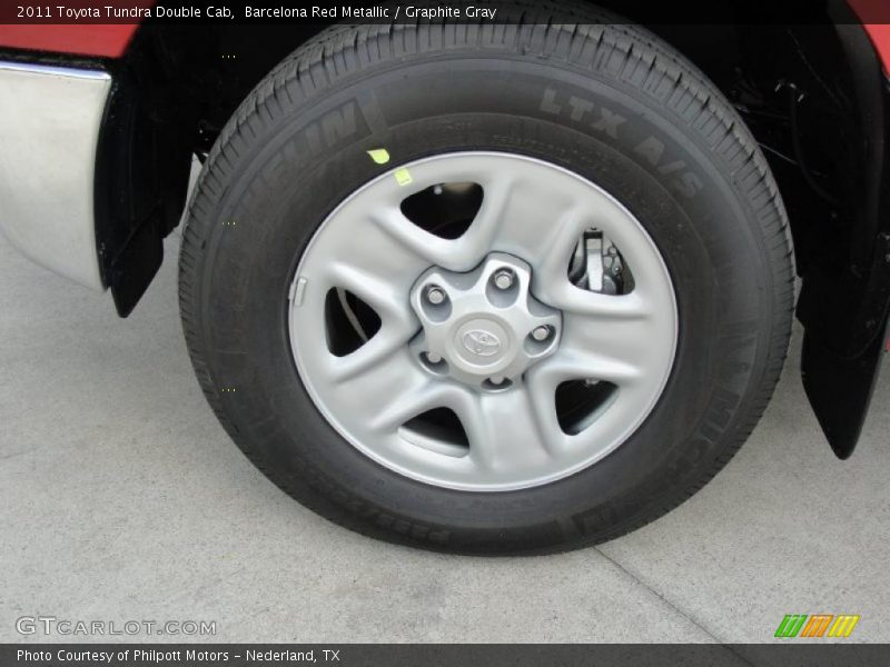 Barcelona Red Metallic / Graphite Gray 2011 Toyota Tundra Double Cab