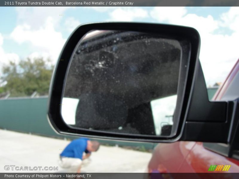 Barcelona Red Metallic / Graphite Gray 2011 Toyota Tundra Double Cab